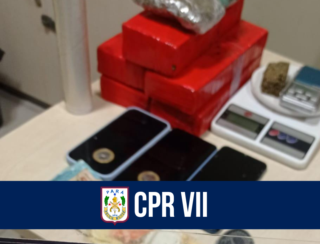 Em Capanema, CPR VII prende casal por tráfico de drogas