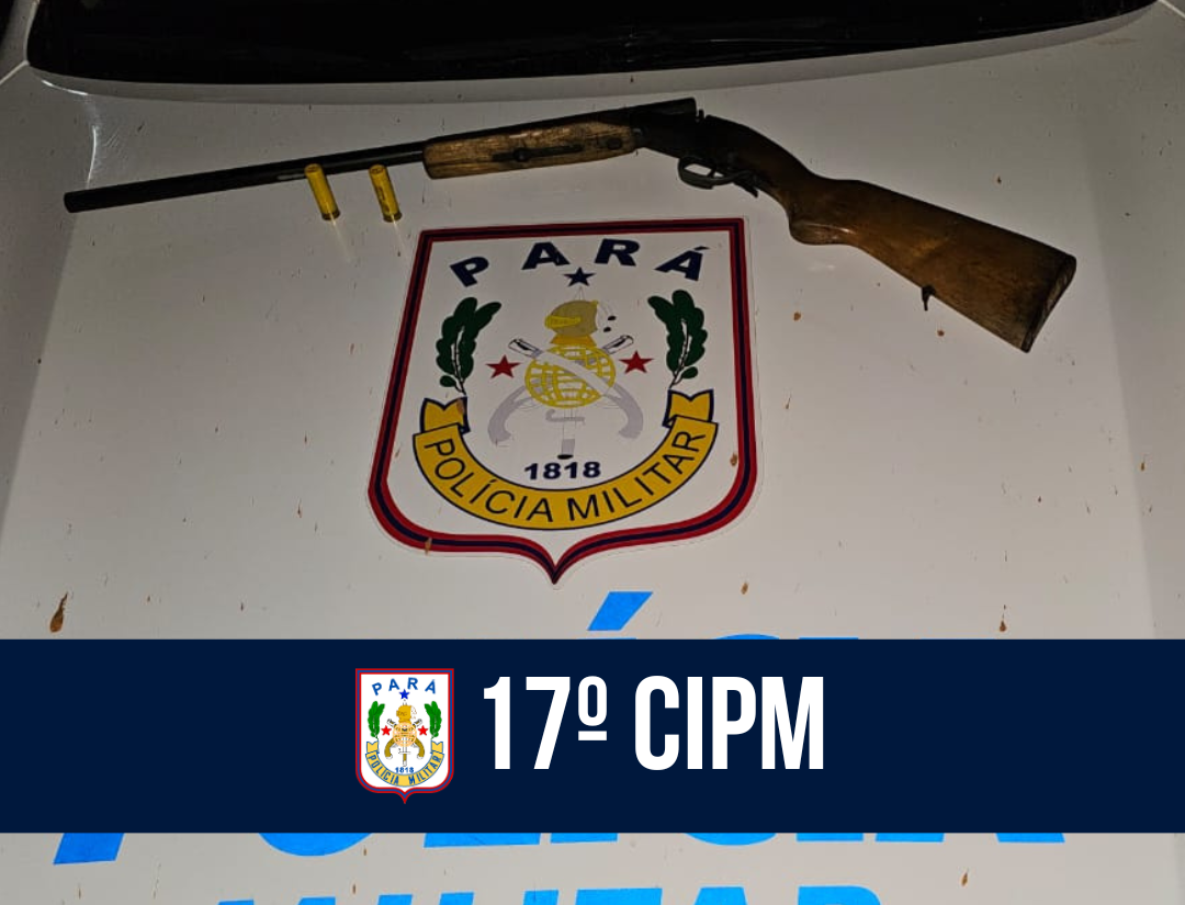 17º CIPM prende homem por posse ilegal de arma de fogo na cidade Placas