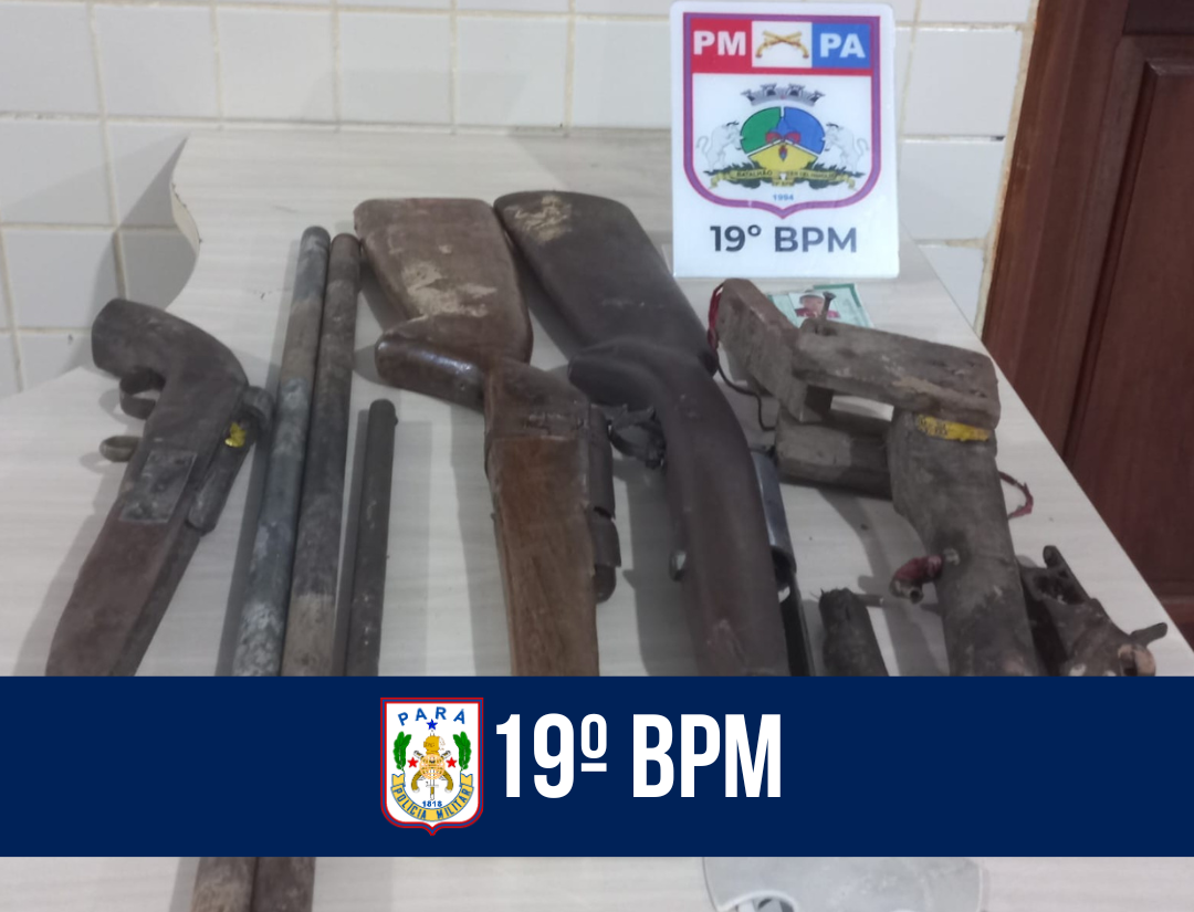 19º BPM prende suspeito de estupro e apreende armas e munições, em Paragominas