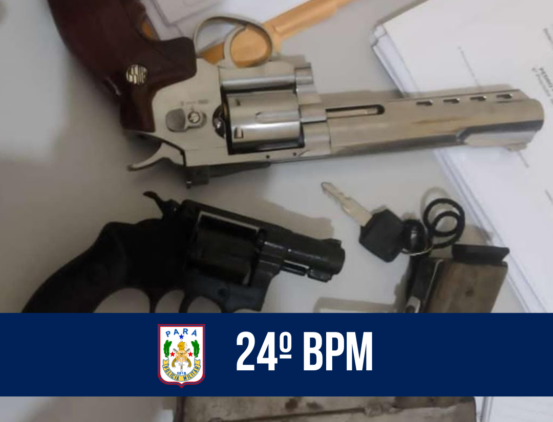 24° BPM realiza operação Ory e apreende armas de fogo no bairro do Tapanã