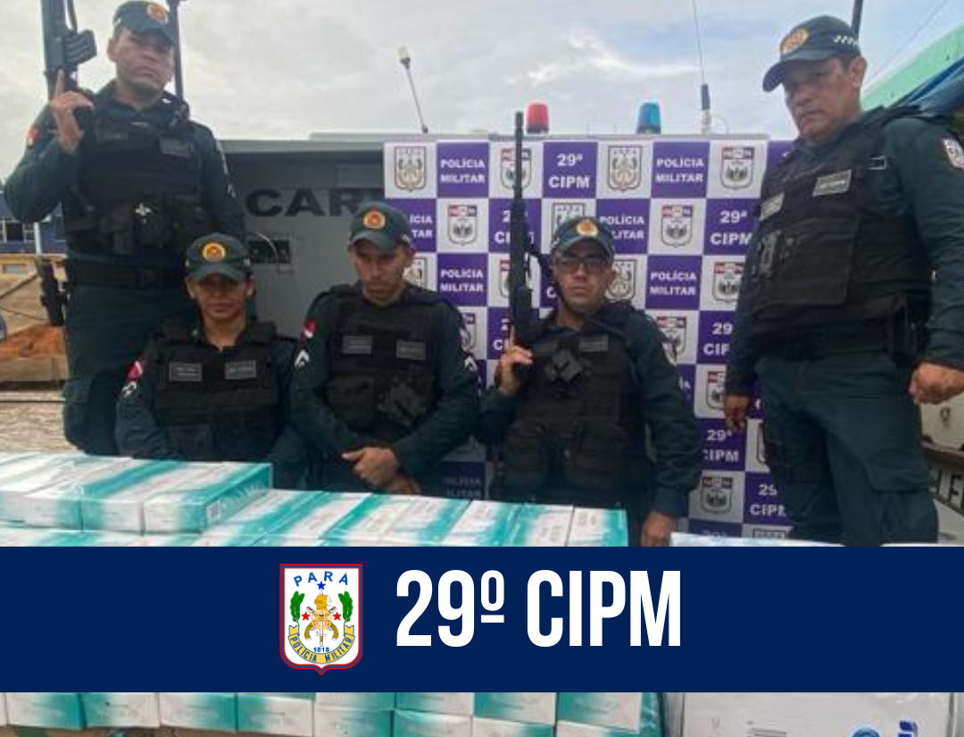 29° CIPM apreende 550 maços de cigarro sem nota fiscal em Óbidos