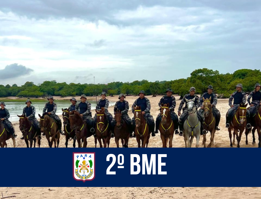 2° BME aperfeiçoa policiamento montado com adestramento de equinos