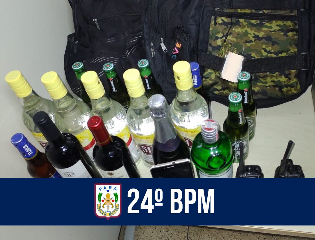 24º BPM prende homem e recupera produtos em Belém