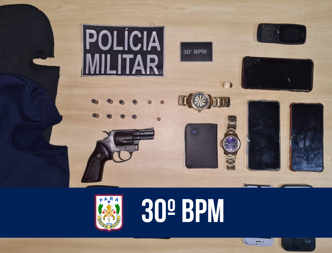 Em ananindeua, ação policial resulta na prisão de seis homens por posse ilegal de arma de fogo