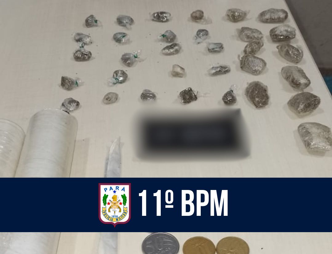 11º BPM prende homem por tráfico de drogas 