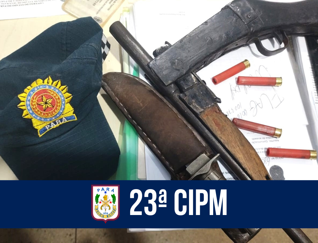 23ª CIPM prende suspeito de violência doméstica  no município de Novo Repartimento