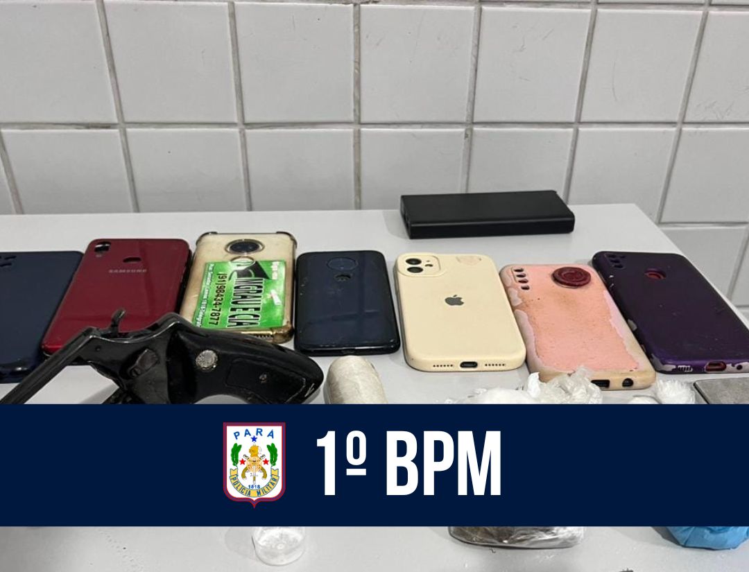 PM prende dupla e recupera objetos de roubo em Belém