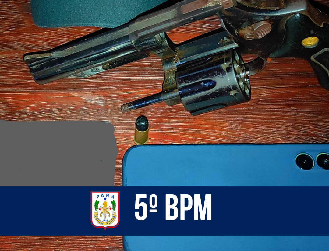 5° BPM prende homem por porte ilegal de arma de fogo em Castanhal