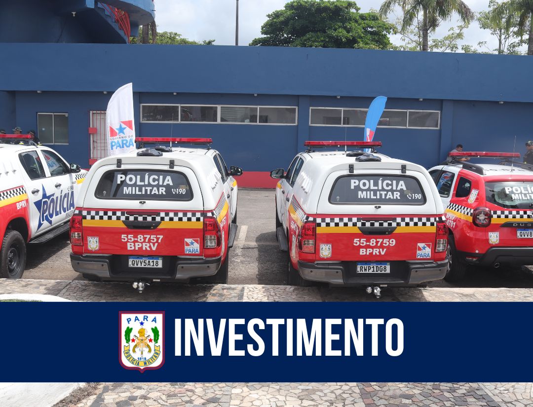 Polícia Militar recebe novas viaturas para o BPRV