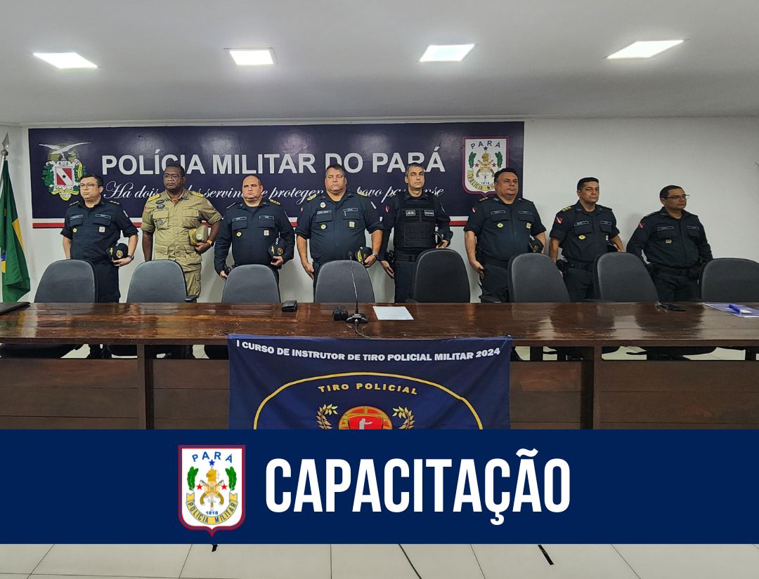 PM realiza formatura da Turma II do I Curso de Instrutor de Tiro Policial