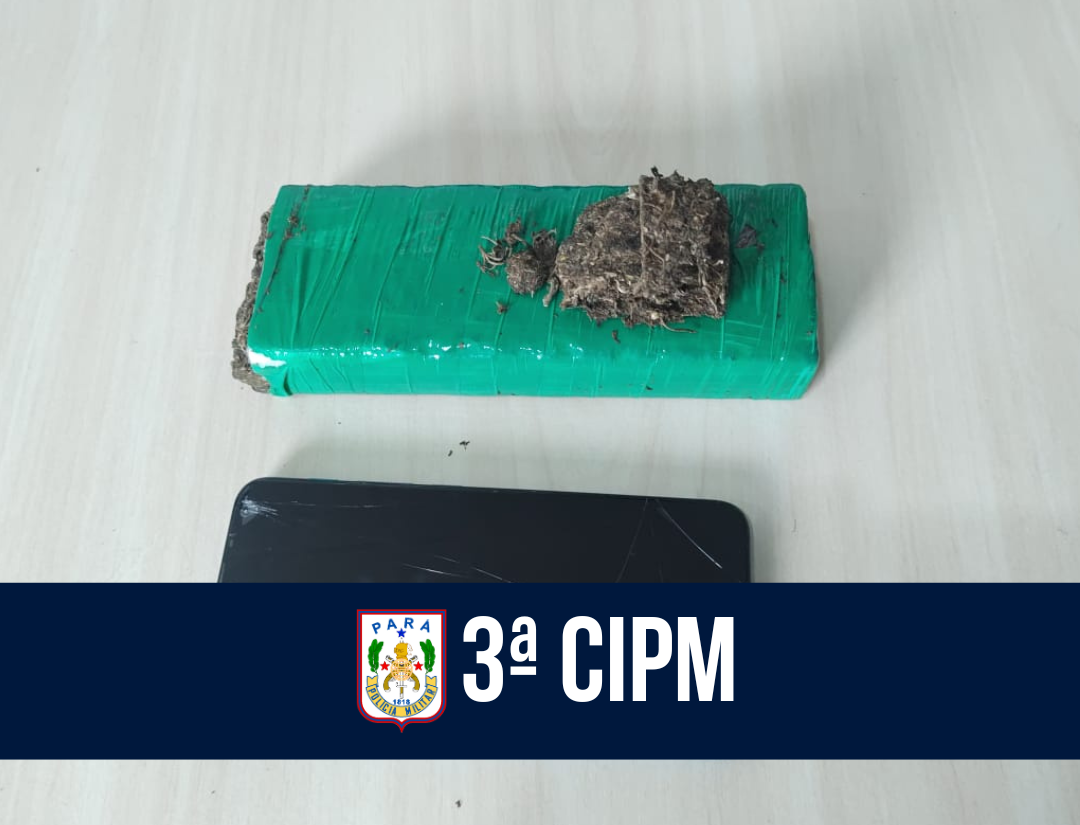 3ª CIPM prende suspeito por tráfico de entorpecentes em Vigia