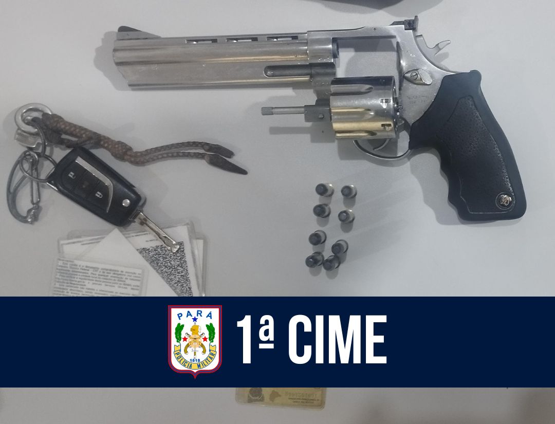 1ª CIME prende homem por porte ilegal de arma em Itaituba