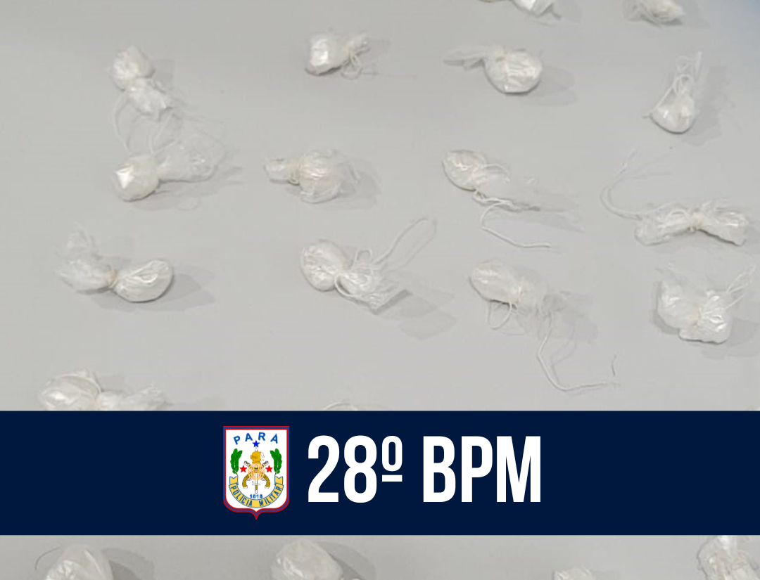 28º BPM apreende drogas no bairro Barreiro, em Belém