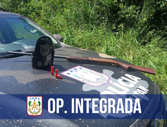 Operação Integrada apreende arma de fogo e carro roubado no Acará