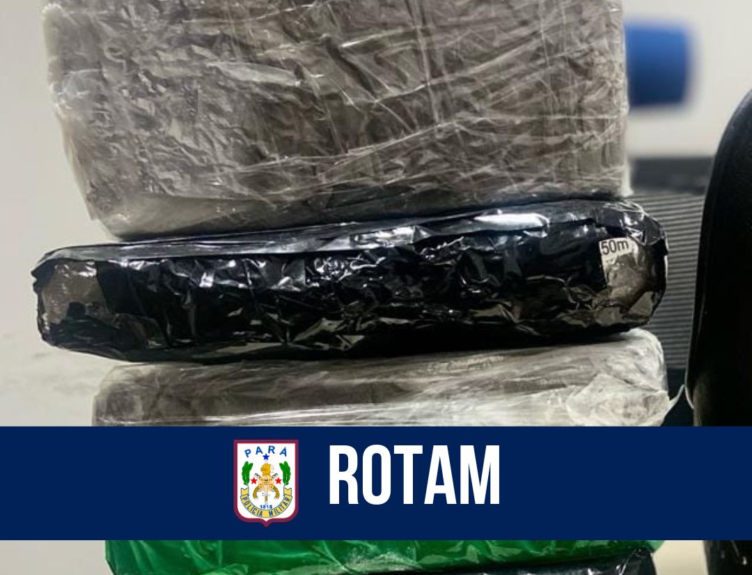 ROTAM apreende drogas, material bélico e contrabando no bairro Terra Firme