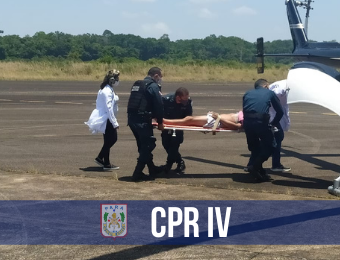 Comando do CPR IV e 13º BPM prestam apoio a militar doente