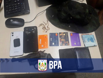 BPA recupera produtos de roubo e prende dupla em flagrante