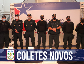 Polícia Militar recebe 5.499 coletes mais leves, flexíveis e confortáveis