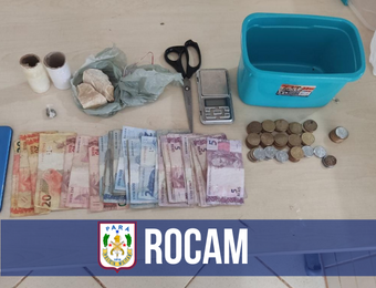 Rocam prende homem por tráfico de drogas em Paragominas