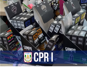 CPR I e Vigilância Sanitária realizam ''Operação Vape'' em Santarém