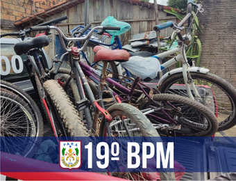 PM apreende drogas e encontra local de desmanche de bicicletas em Paragominas