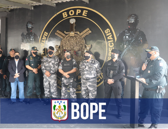 Bope realiza solenidade de passagem de Comando