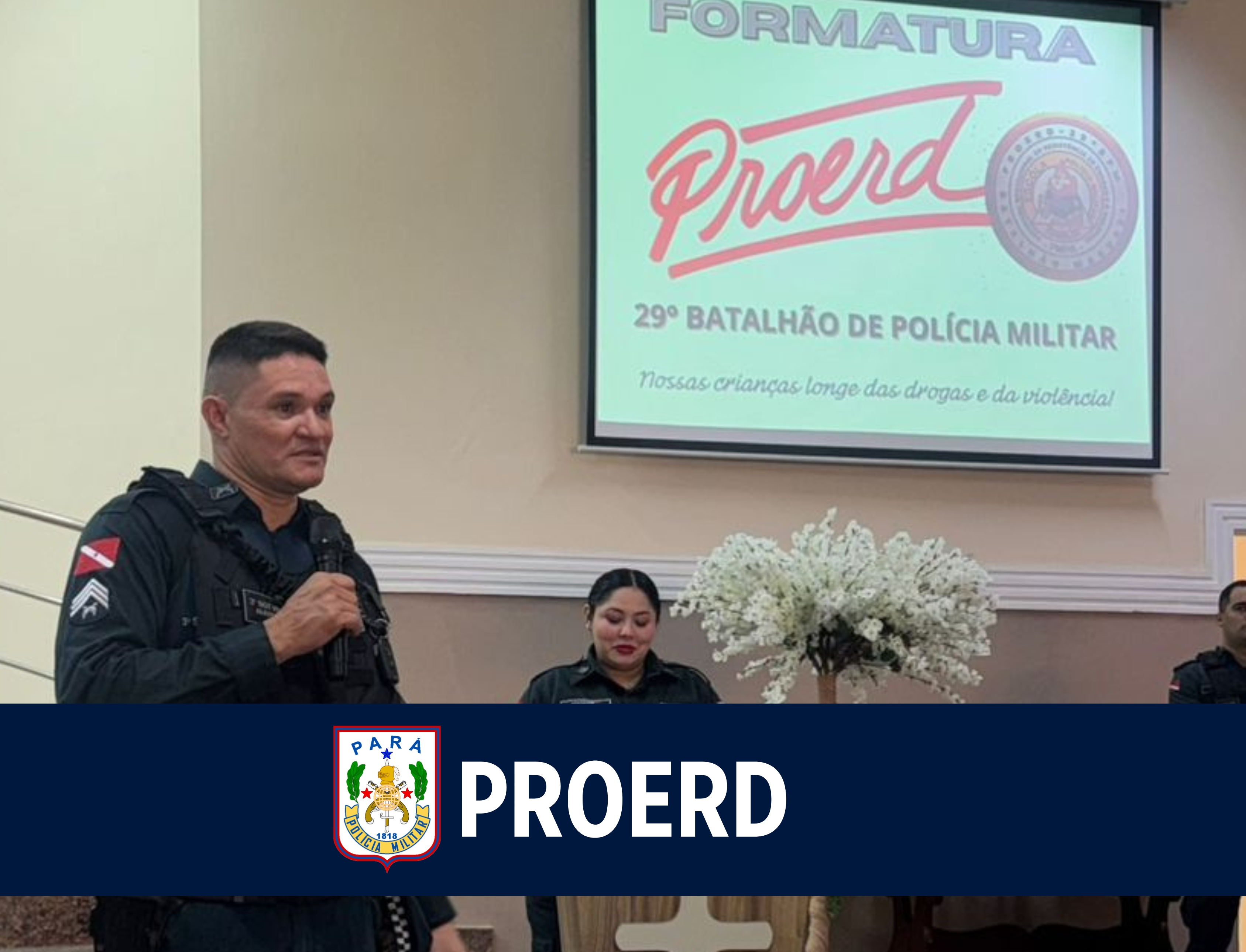 PROERD: PM forma 1290 alunos de escolas em Ananindeua