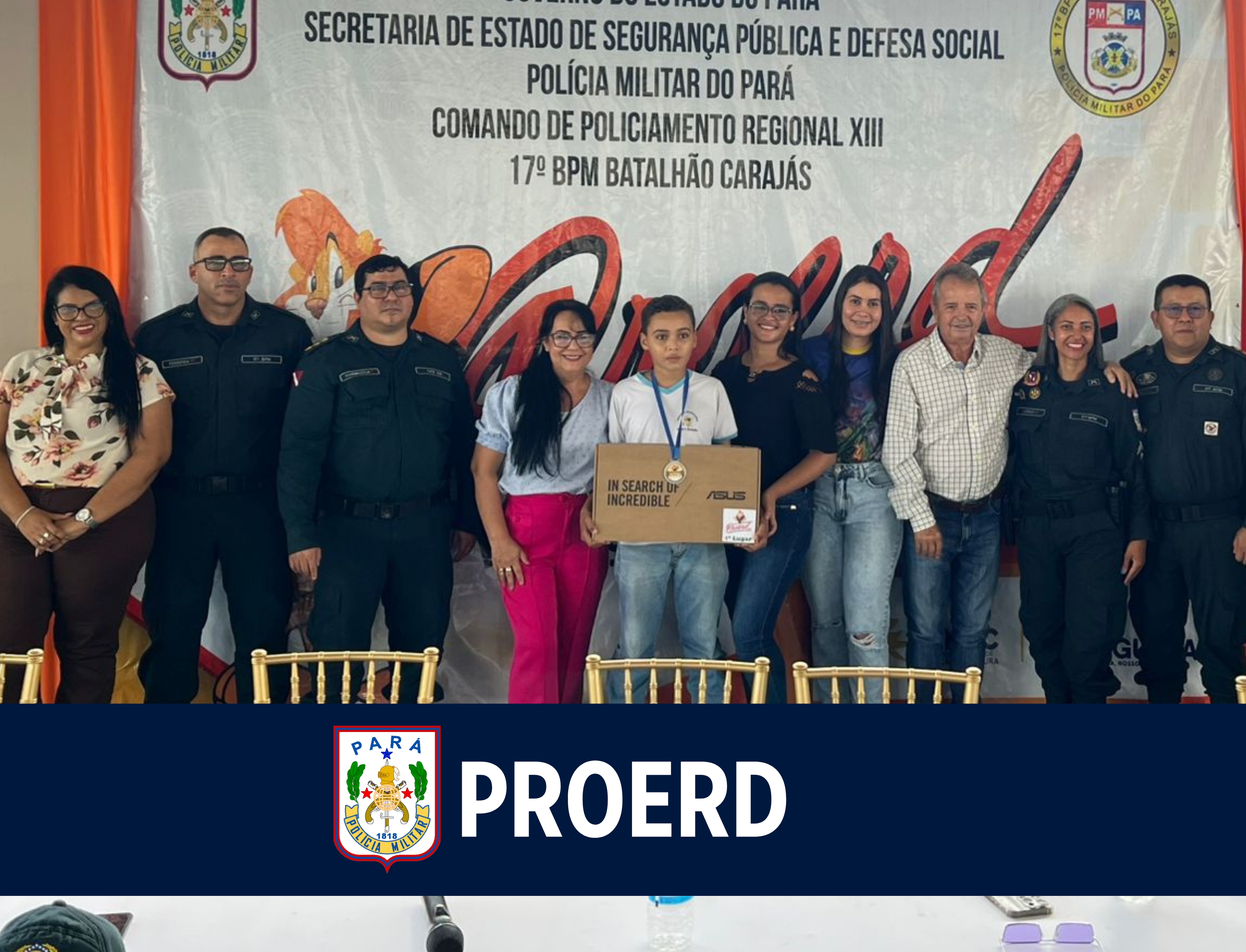 Formatura do Proerd da PMPA reúne mais de 600 estudantes em Xinguara e celebra prevenção às drogas e à violência