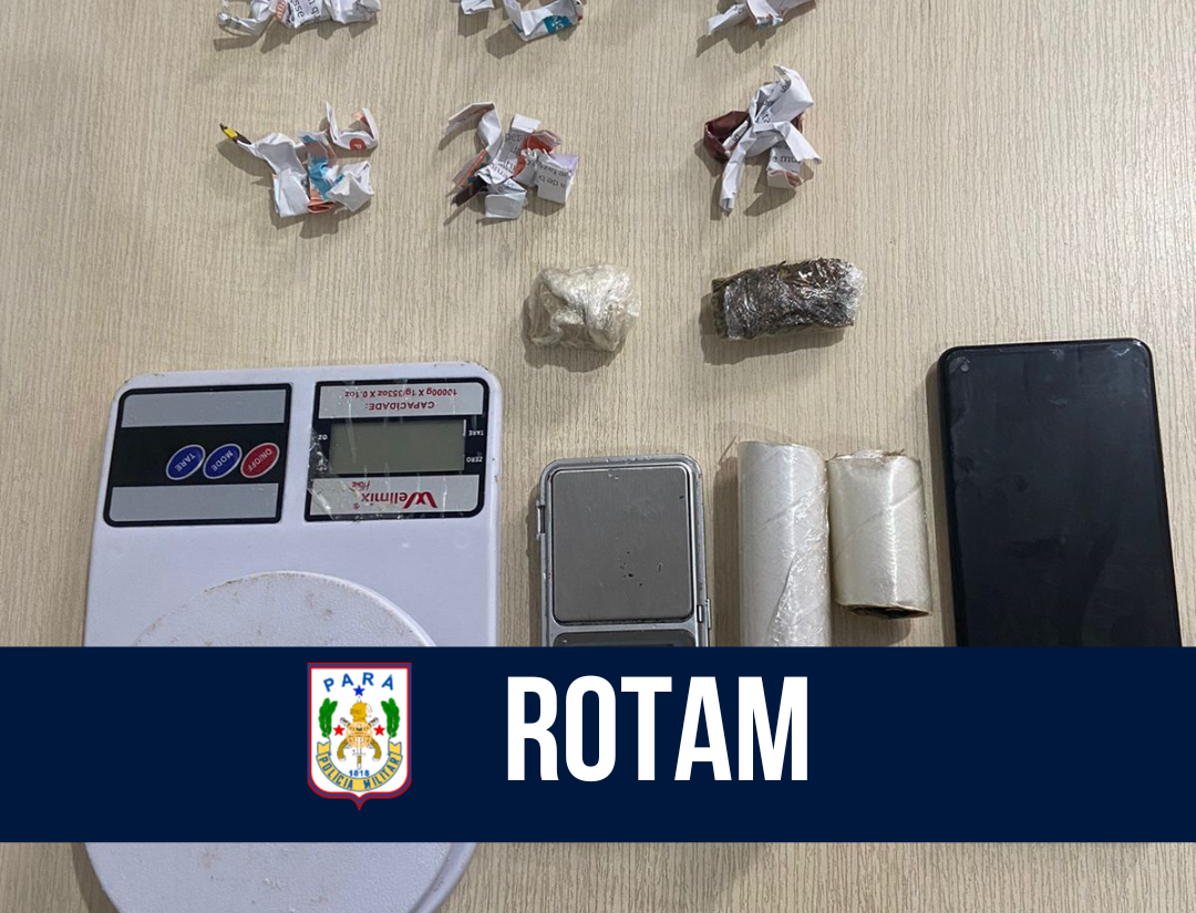 ROTAM prende mulher por tráfico de entorpecentes em Ananindeua
