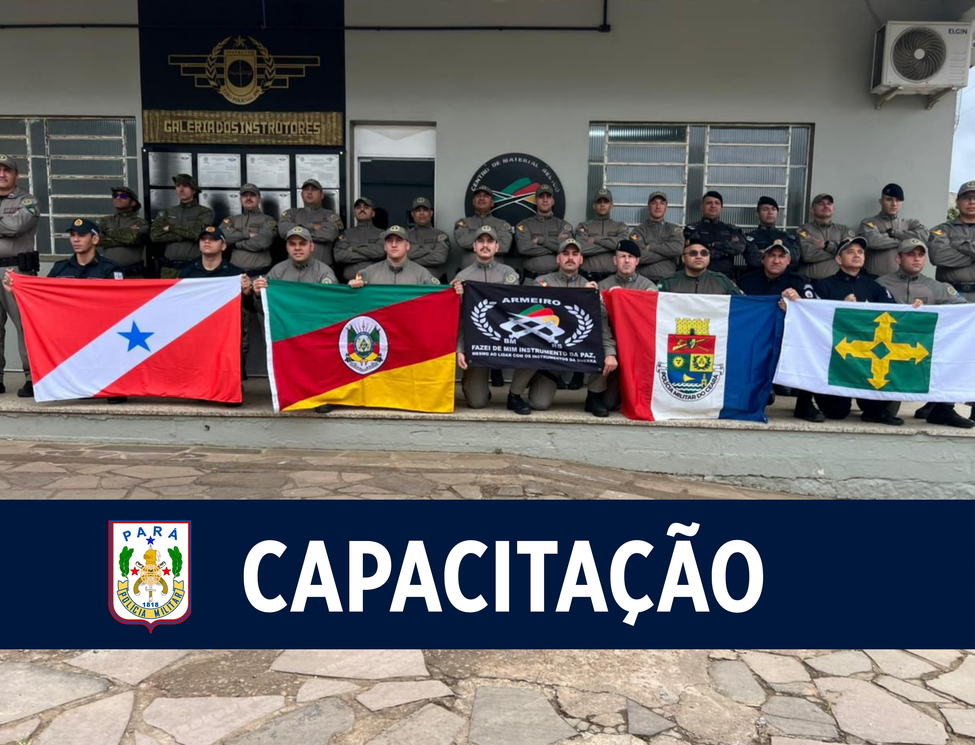 Militares da PMPA concluem Curso de Armeiro no Rio Grande do Sul