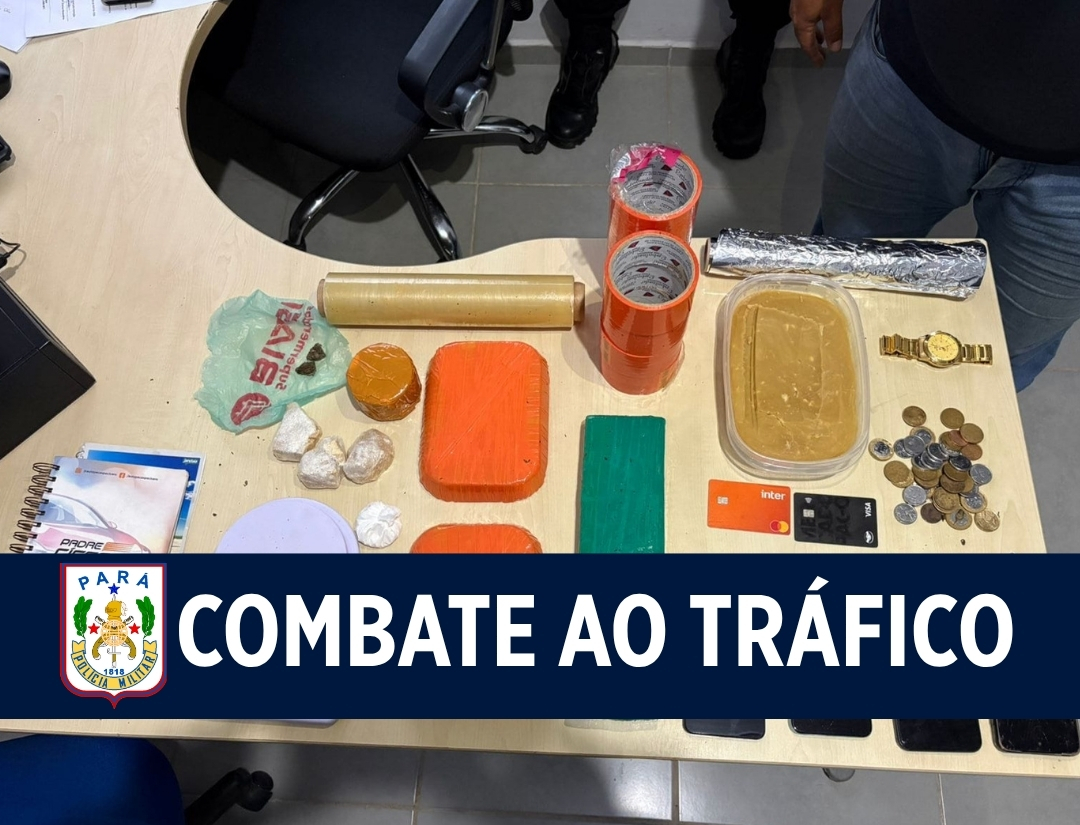 PM desarticula ponto de tráfico de drogas em Paragominas