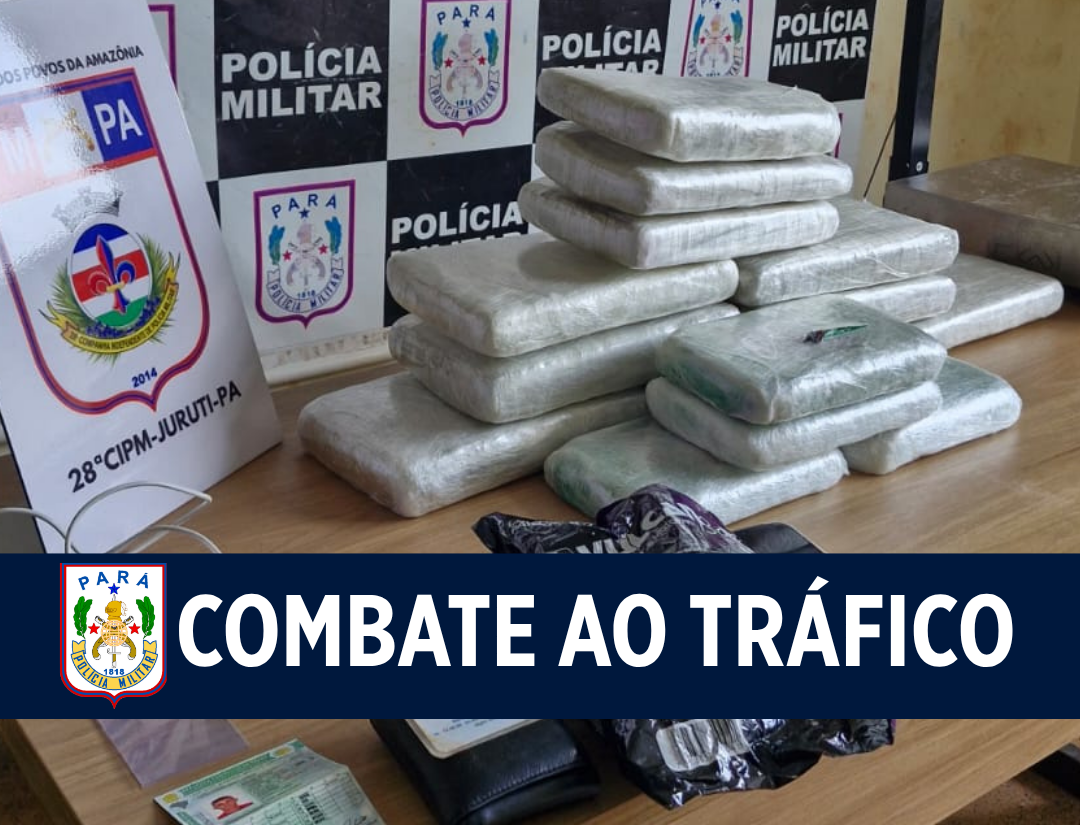 28ª CIPM apreende entorpecentes em Juruti