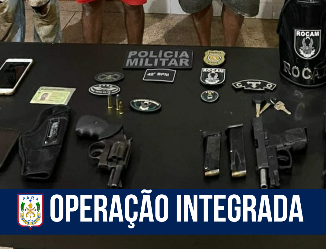 PM frustra roubo, apreende armas e prende suspeitos em São Miguel do Guamá