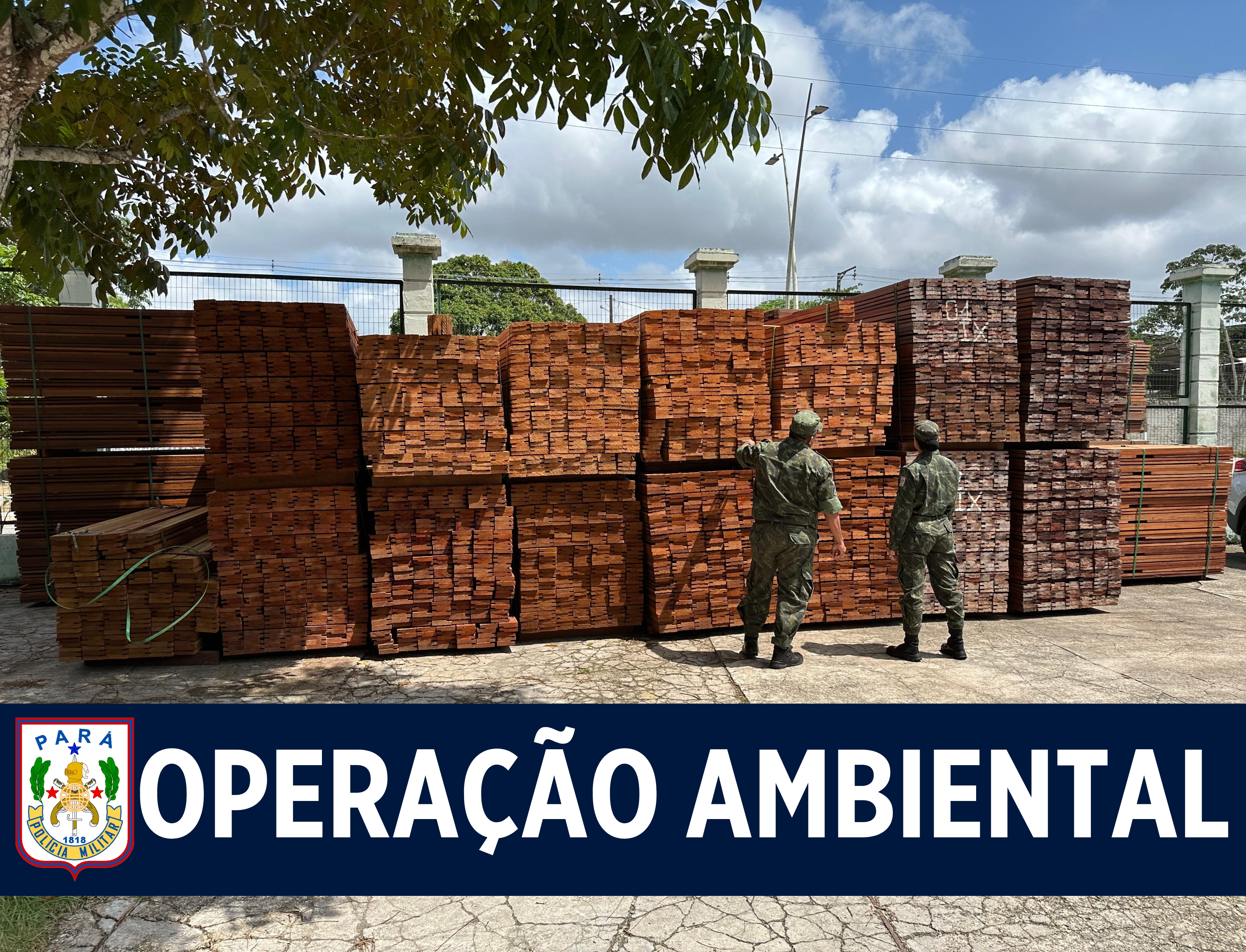 Operação Ambiental Apreende 46 m³ de Madeira com documentação irregular em Belém