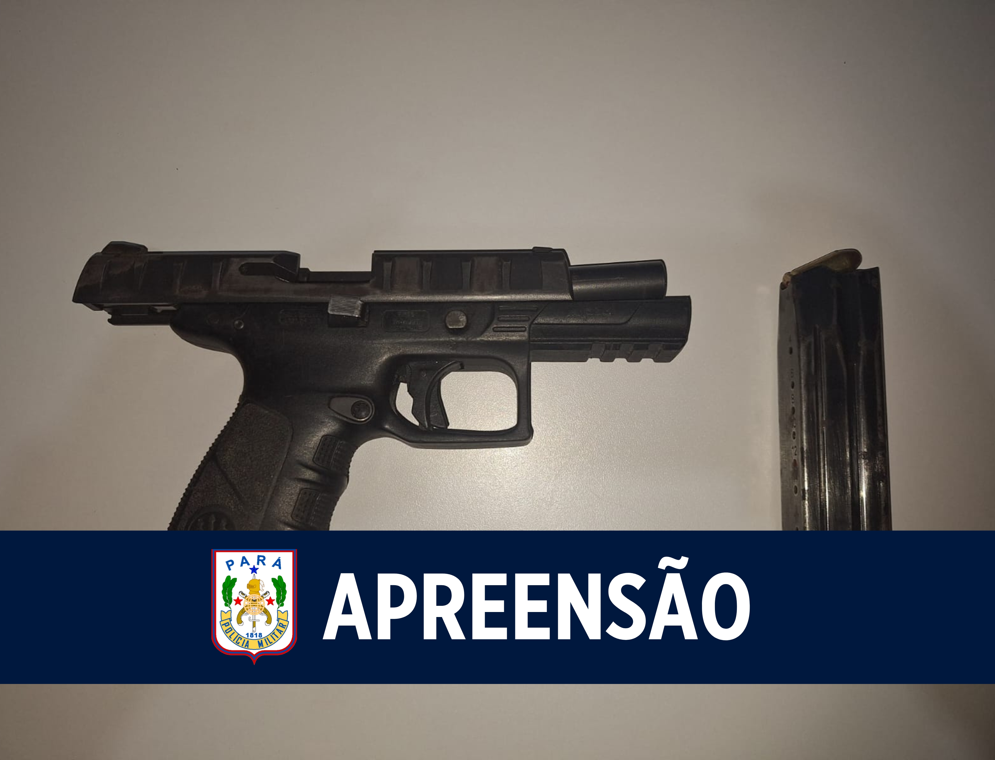 Operação da PM recupera veículo roubado e apreender armas de fogo em Belém e Mosqueiro