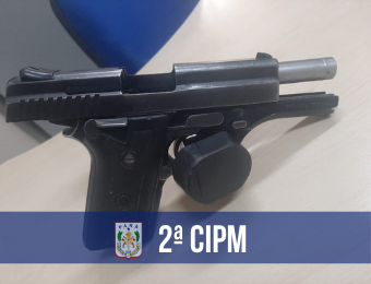 2ª CIPM apreende arma em Santa Bárbara do Pará