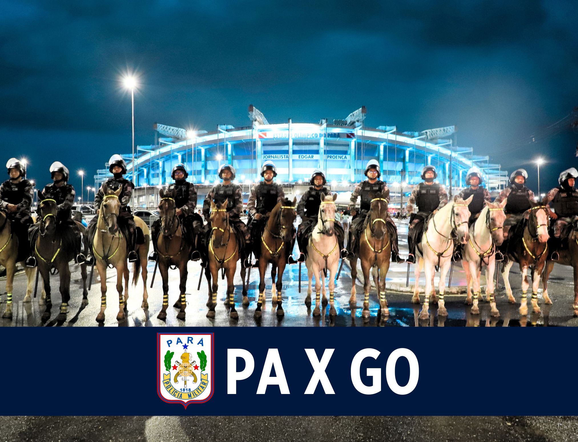 PMPA intensifica segurança para partida entre Paysandu e Goiás, em Belém 