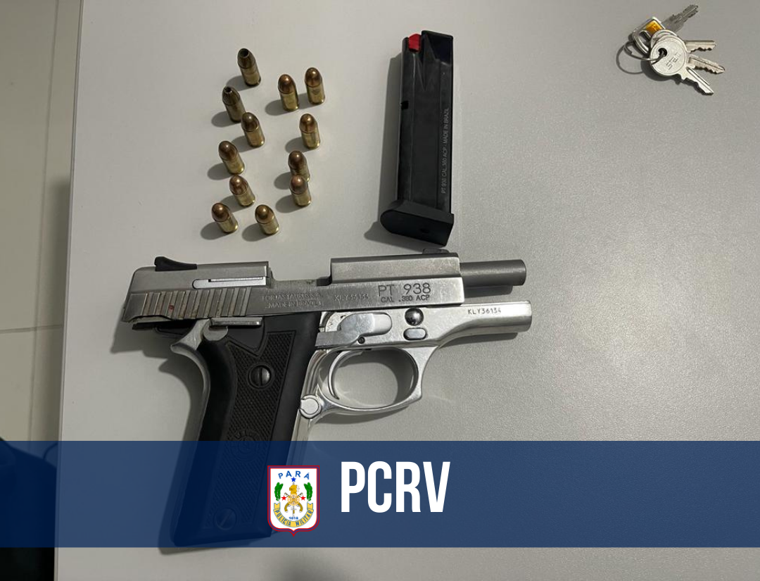 PM apreende duas pistolas durante fiscalização em rodovias no Baixo Tocantins