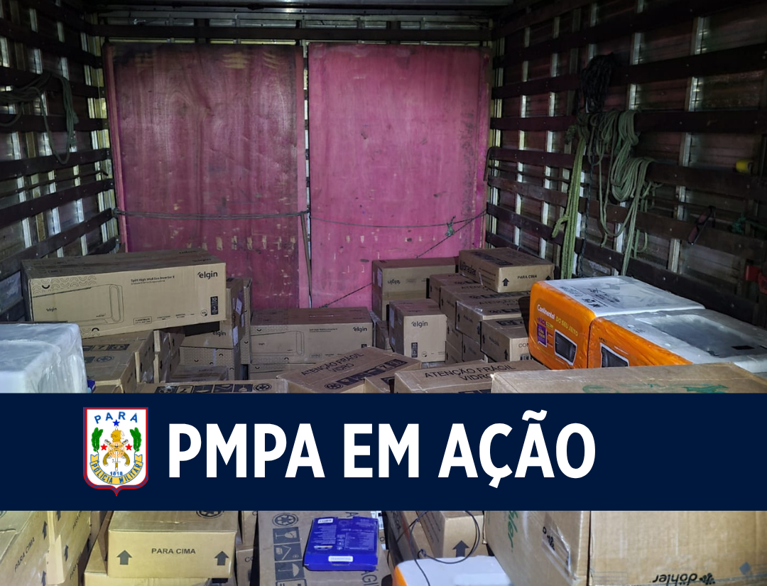 Policia Militar recupera carga roubada na madrugada em Belém