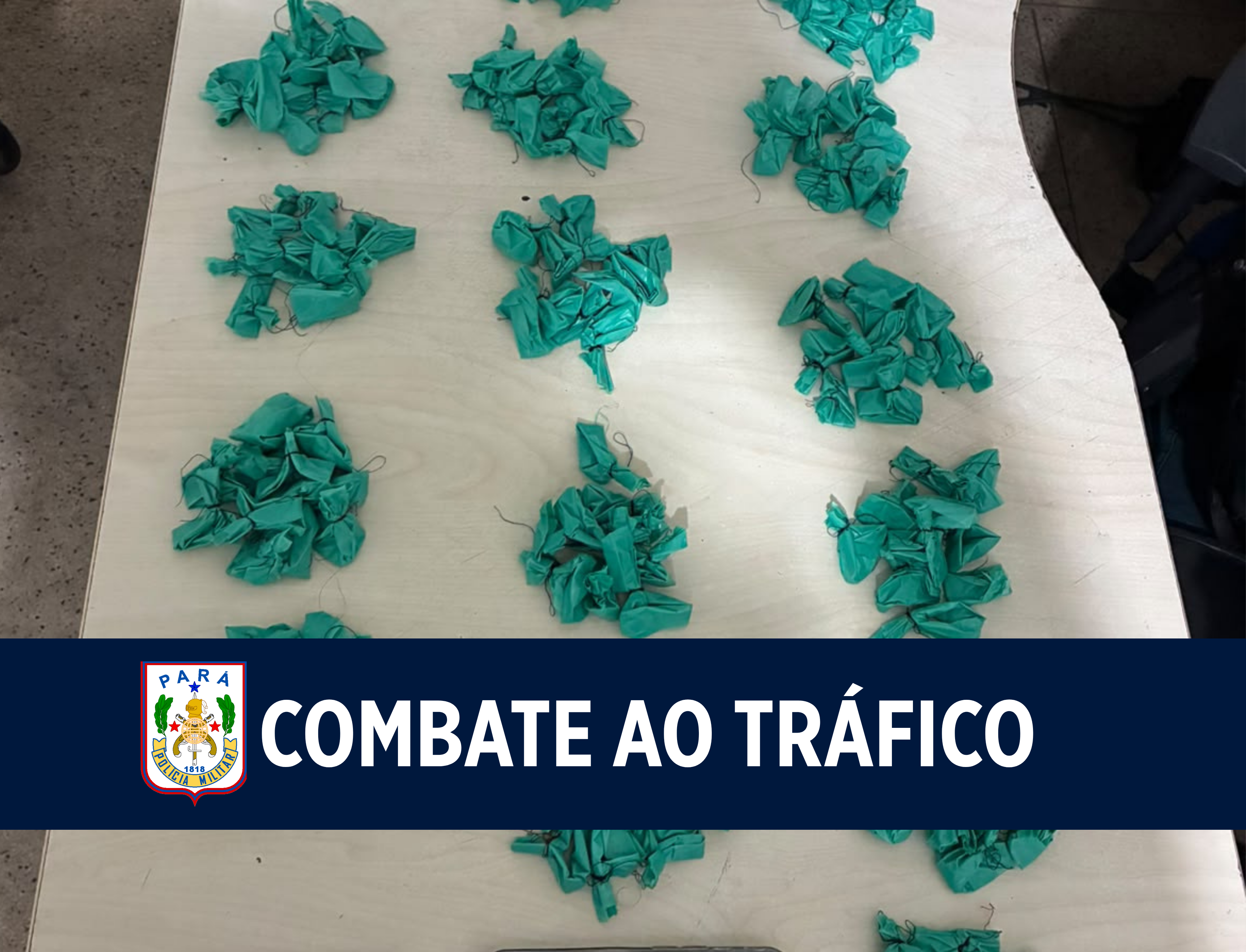 PMPA prende homem por tráfico de drogas durante policiamento em motos em Outeiro