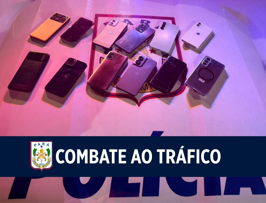 24º Batalhão apreende 12 celulares no Bengui