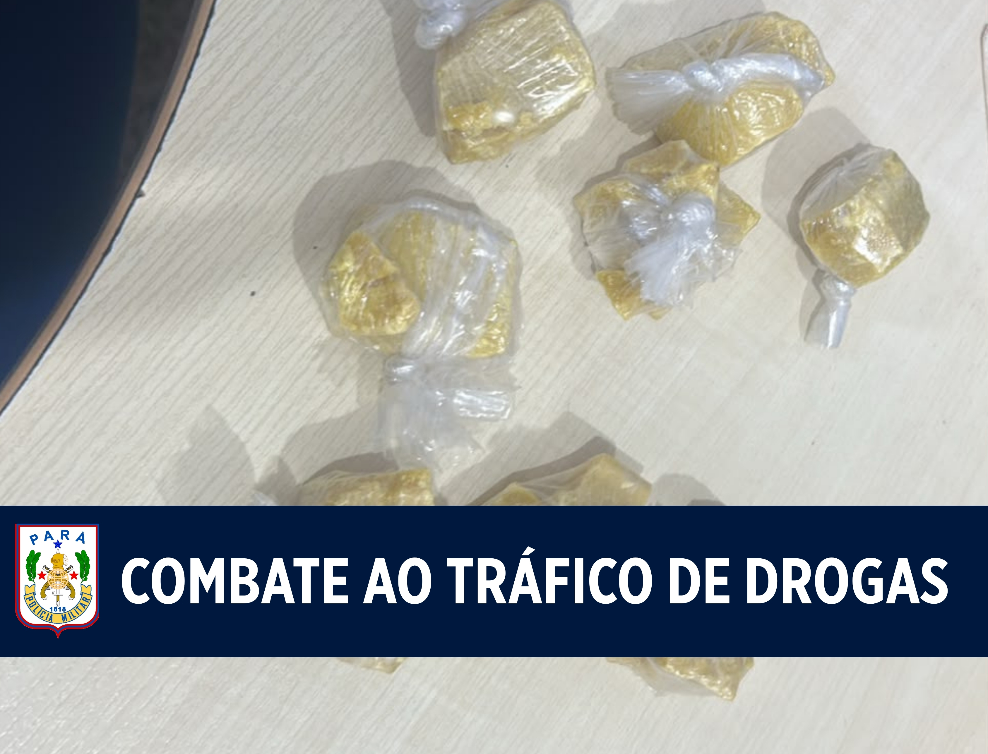 Policia Militar prende suspeito por tráfico de drogas em Nova Esperança do Piriá