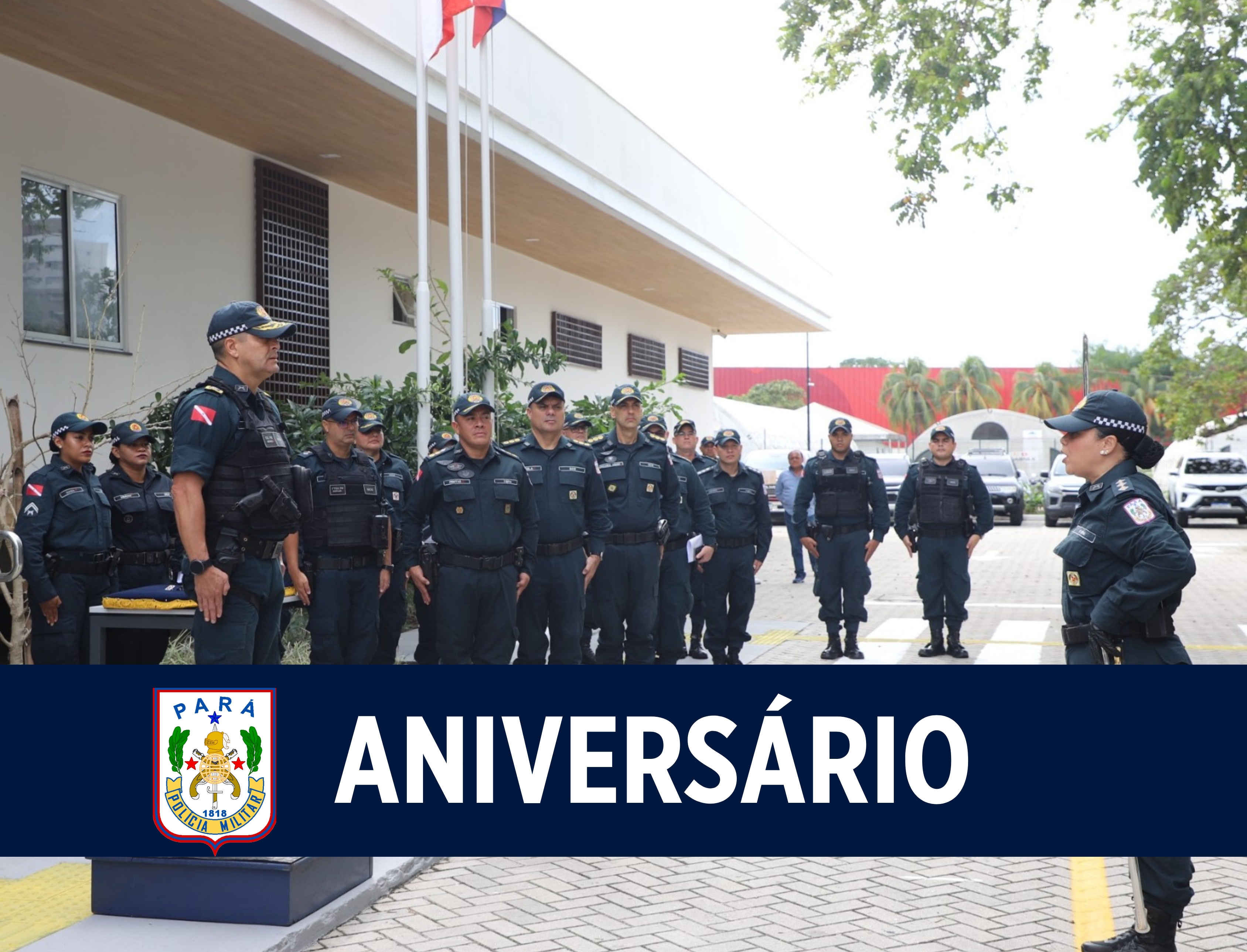 PM celebra 43º aniversário do 1º Batalhão