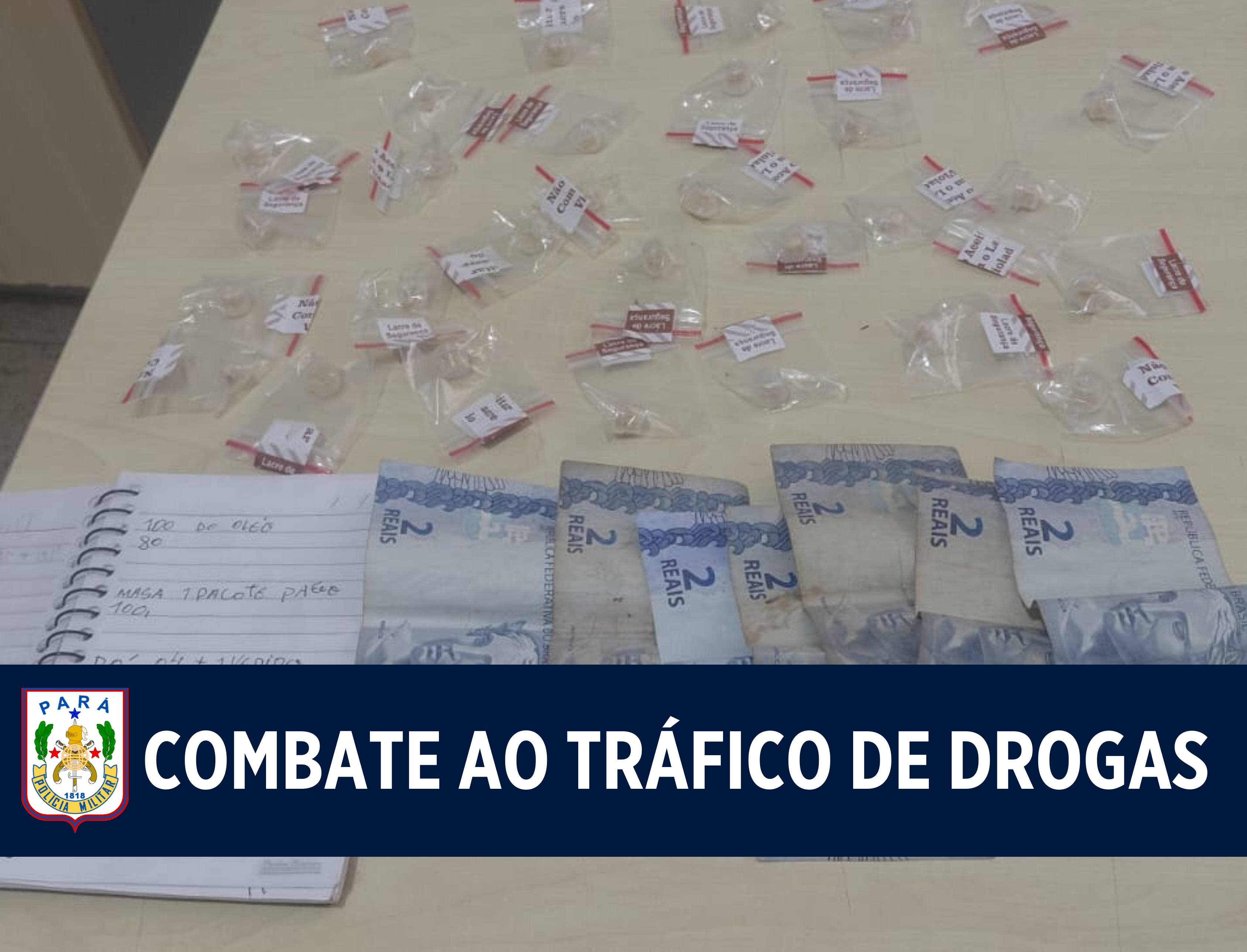 PM prende homem por tráfico de drogas em Icoaraci