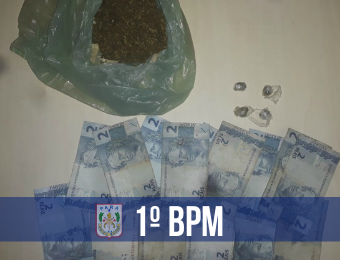 PM prende suspeito de tráfico de drogas em Belém