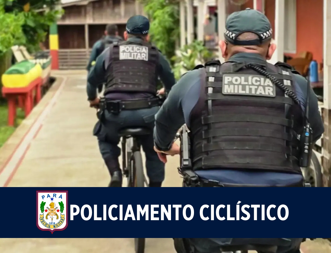 Policiamento ciclístico garante eficiência e presença da PM em Afuá na Ilha do Marajó