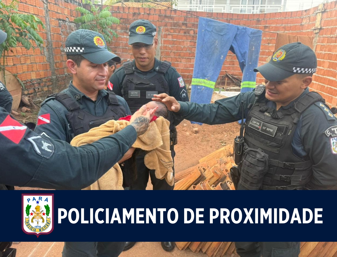 Polícia Militar auxilia parto de emergência e realiza doações para mãe e bebê em Tucuruí
