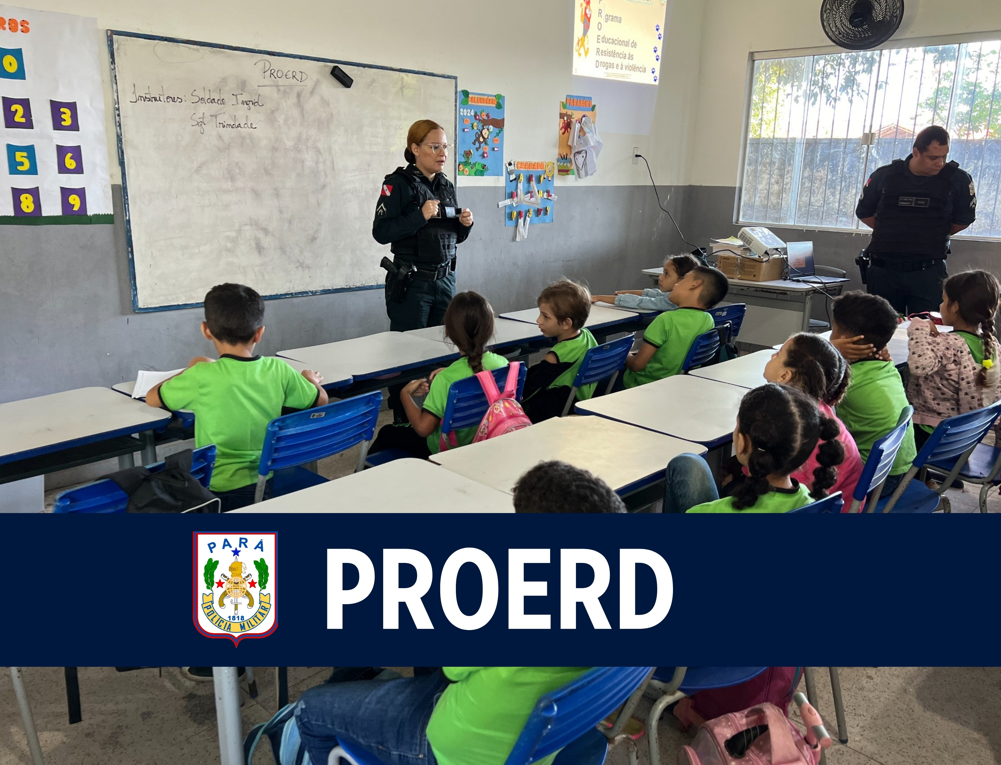 PROERD da PMPA atende mais de 11 mil alunos da rede pública e reforça prevenção às drogas e à violência nas escolas do Pará