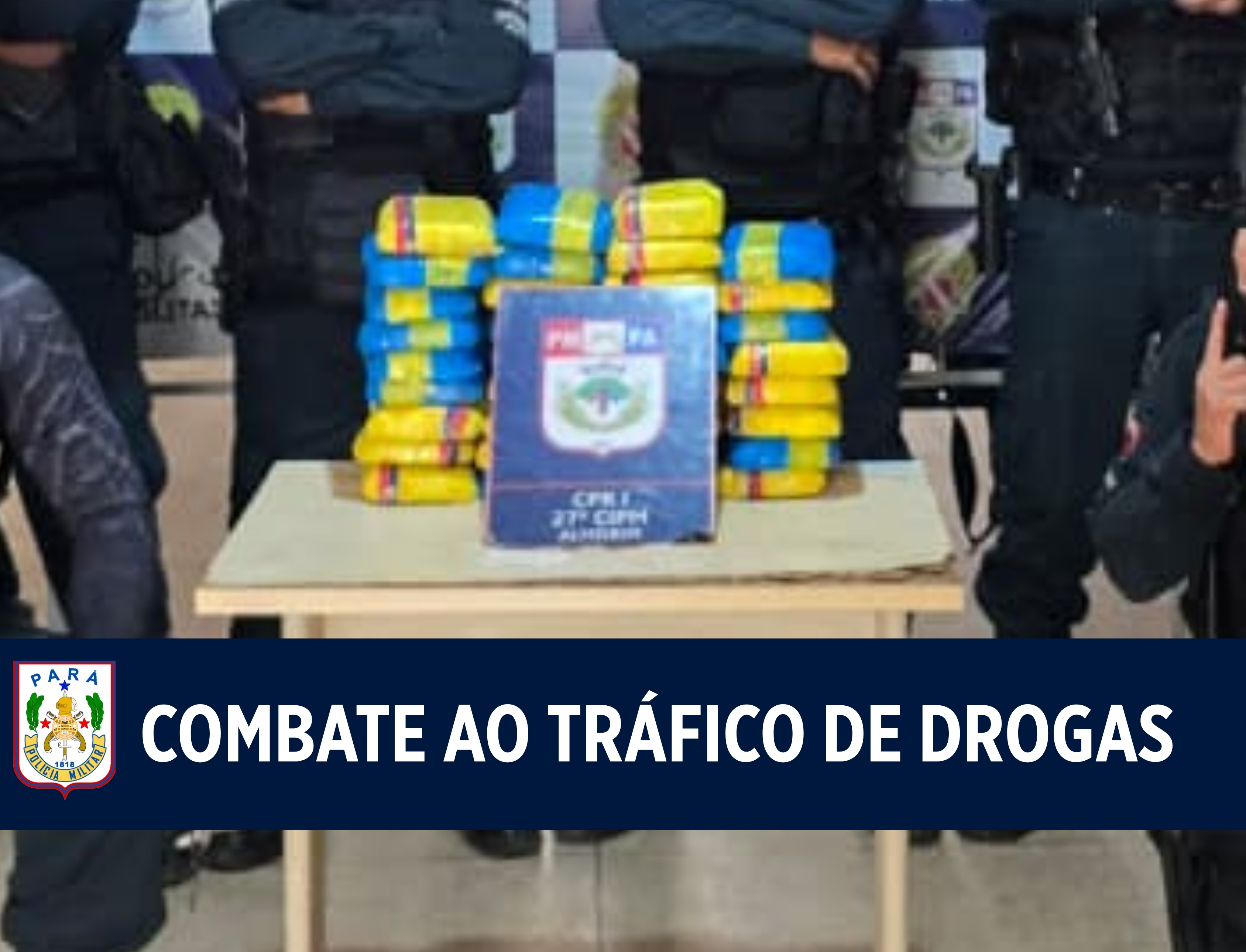 Polícia Militar apreende 35 kg de oxi em Almeirim