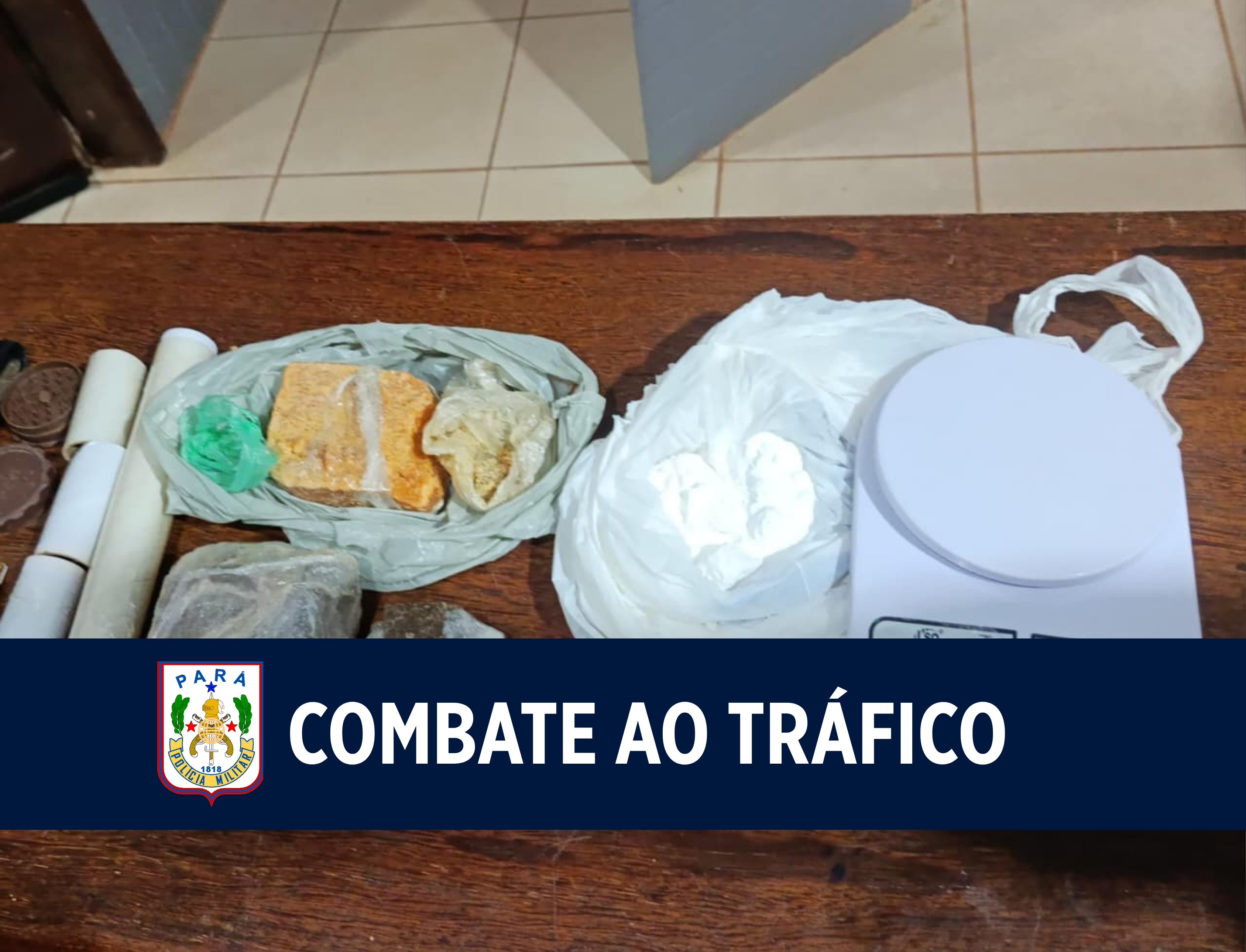 Polícia Militar apreende entorpecentes durante ação em Ulianópolis